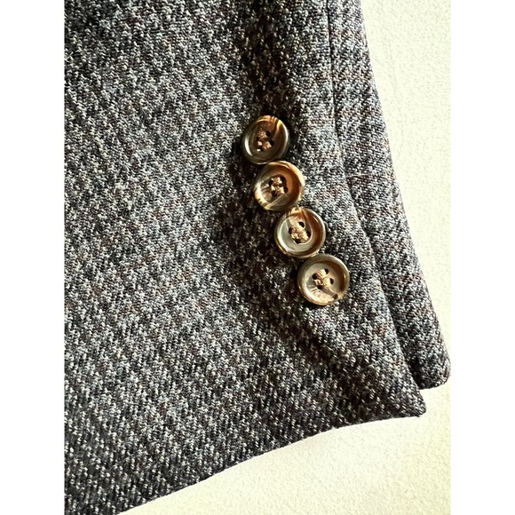 Lauren Ralph Lauren Gray Suit Jacket 46L 100% Lambs Wool‎ - Picture 7 of 10